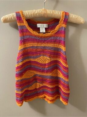 House of Harlow 1960 Crochet Tank Top